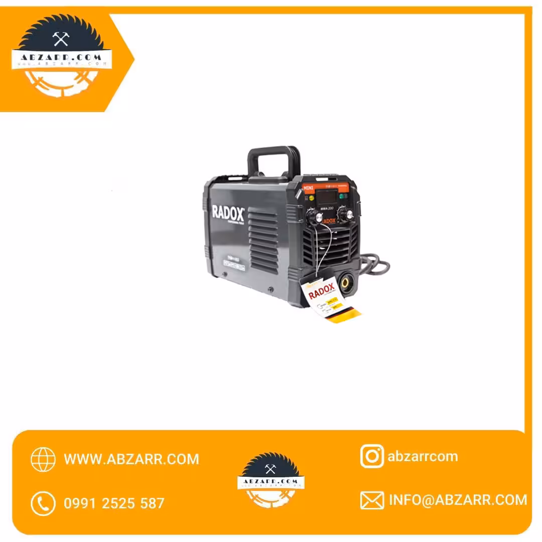 اینورتر جوشکاری 200 آمپر رادوکس مدل MMA 200 (( اقساط یک ساله ))