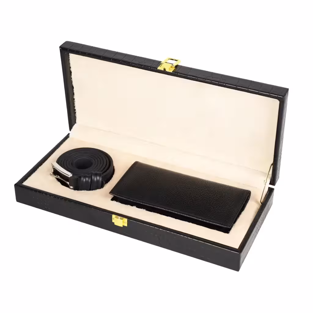 ست چرم مشکی کارن کد PL5511