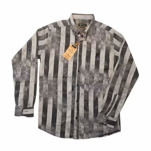 پیراهن آستین بلند مردانه مدل راه راه کد 706