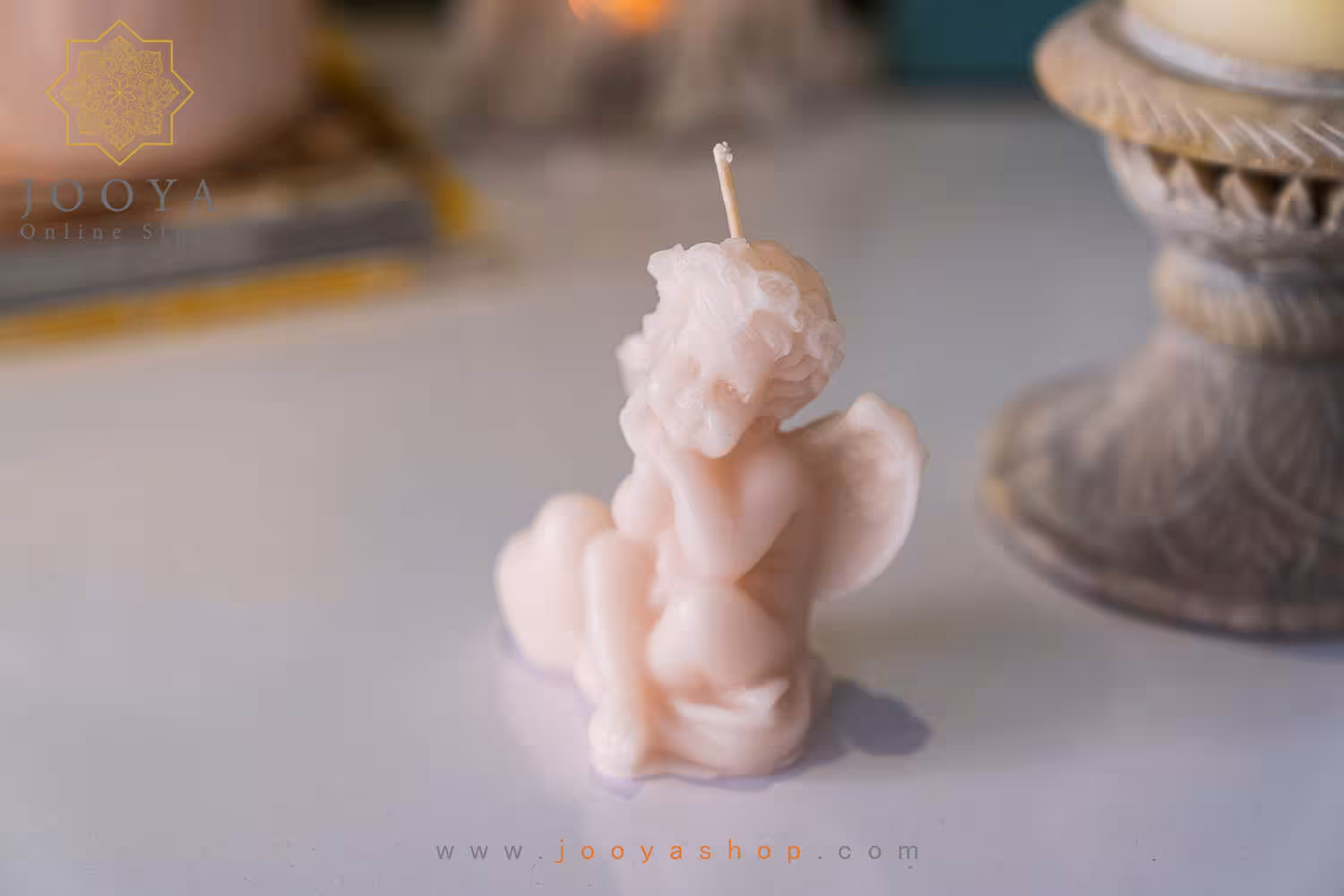 شمع طرح فرشته