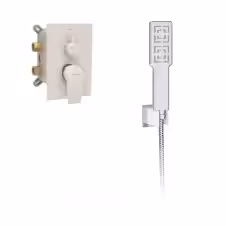 شیر حمام توکار شودر مدل رومر پلاس تیپ 2 BRASS شیری کروم