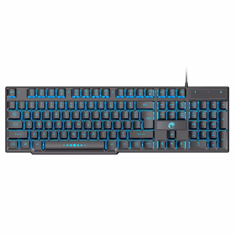 کیبورد مخصوص بازی رایکو مدل BLUE LIGHT-K28 | کالا مکس