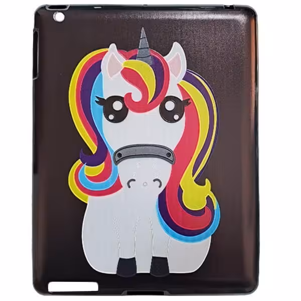 کاور طرح یونیکورن | تبلت اپل iPad 2-3-4