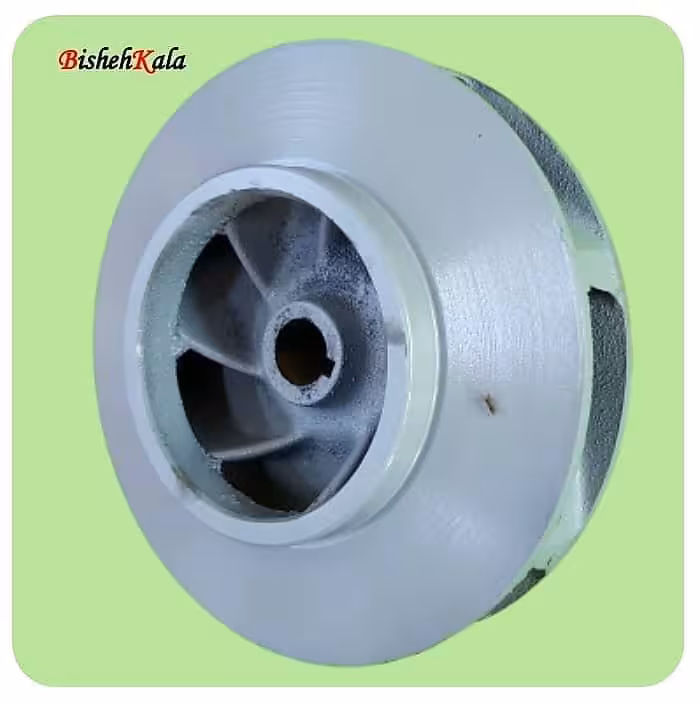 پروانه چدنی 4 اینچ راست دور 7 پر گروه صنعتی بهرام BMP مدل P36 کد(1)