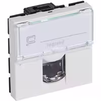 خرید و قیمت کیستون شبکه 2 ماژول پهن لگراند CAT6 UTP 076564