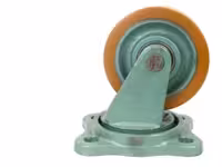 چرخ چدن پلی اورتان گردان قطر 100 میلی متر