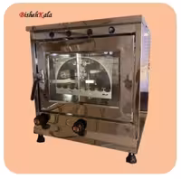 تنوری گازی نیمه استیل تک سینی