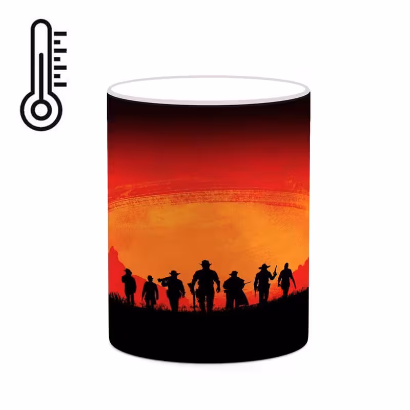 ماگ حرارتی   بازی رد دد Red Dead Redemption II کد mgh30050