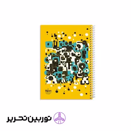 دفتر 100 برگ وزیری سیمی کلاسیک- طرح2