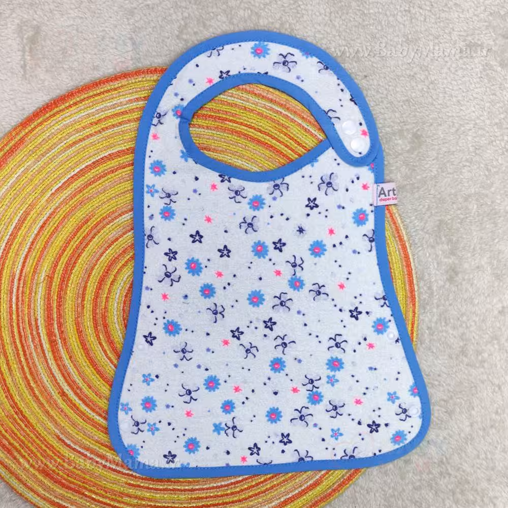 پیش بند دکمه ای سایز L چاپی گل