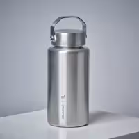 بطری آب سولوگناک – ماگ بوشکرفت  Solognac Water bottle with screw cap bushcraft 1l stainless steel