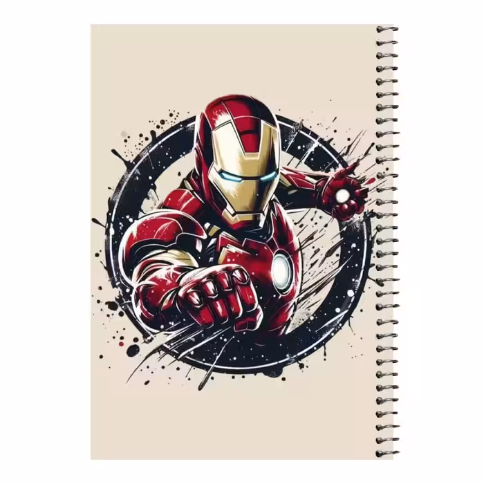 دفتر مشق 80 برگ اس جی طرح آیرون من