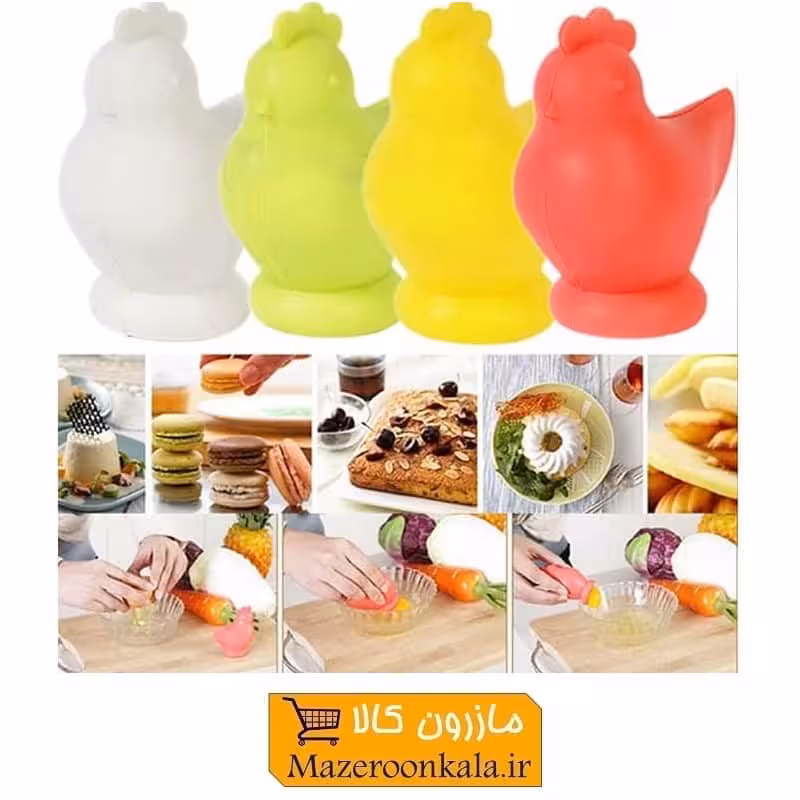 مرغ جدا کننده سفیده و زرده تخم مرغ سیلیکونی HCK-003