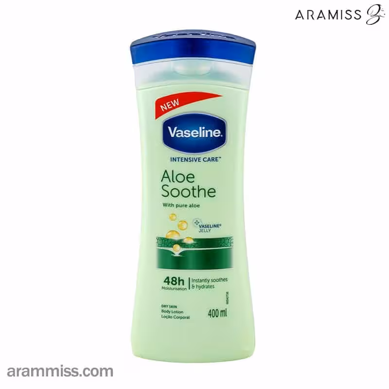 لوسیون بدن آلوئه ورا وازلین Vaseline Aloe Fresh