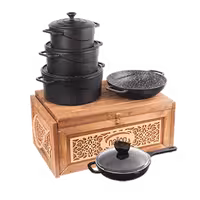 سرویس 9 پارچه Dio   جعبه چوبی نالینو