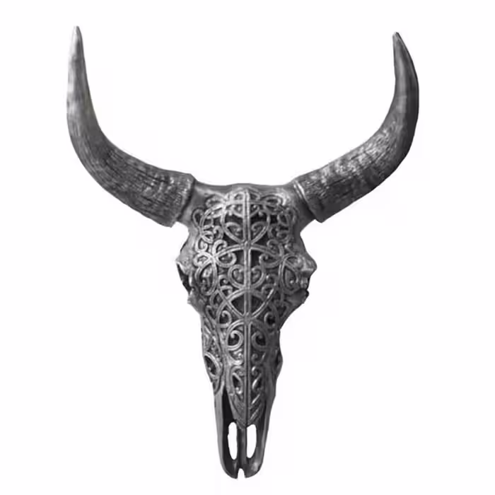 دیوارکوب  مدل جمجمه گاو کد 10