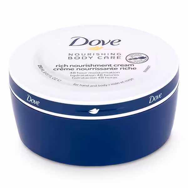 کرم مرطوب کننده بدن داو حجم 250 میلی