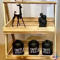 استند 2طبقه چوبی