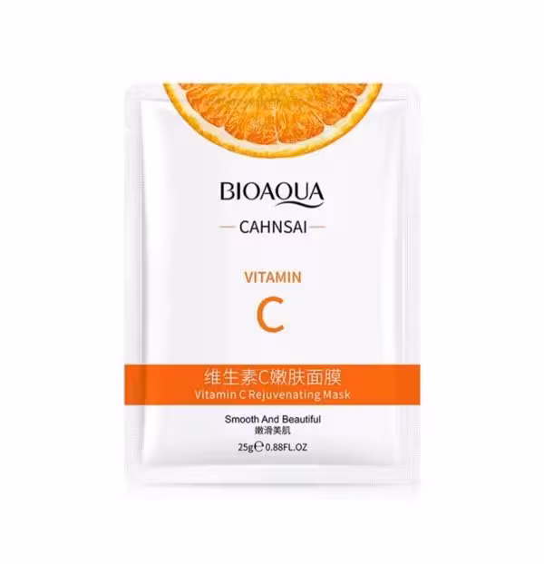 ماسک صورت ویتامین C ورقه ای BIOAQUA حجم 25 گرم