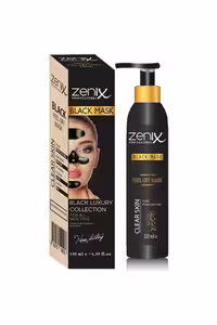 ماسک صورت لایه بردار زغال زنیکس zenix ترکیه حجم 130 میل