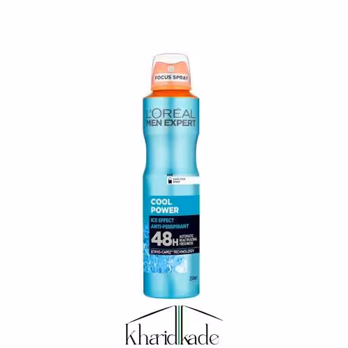 اسپری ضد تعریق مردانه لورآل cool power