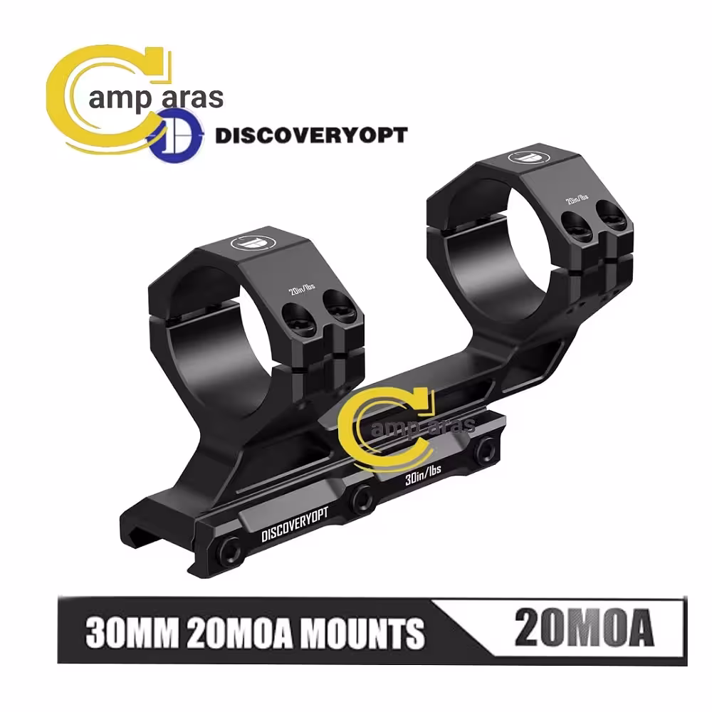 پایه دوربین تفنگ دیسکاوری با شیب 20MOA یک تکه و حرفه ای  - کمپ آراس