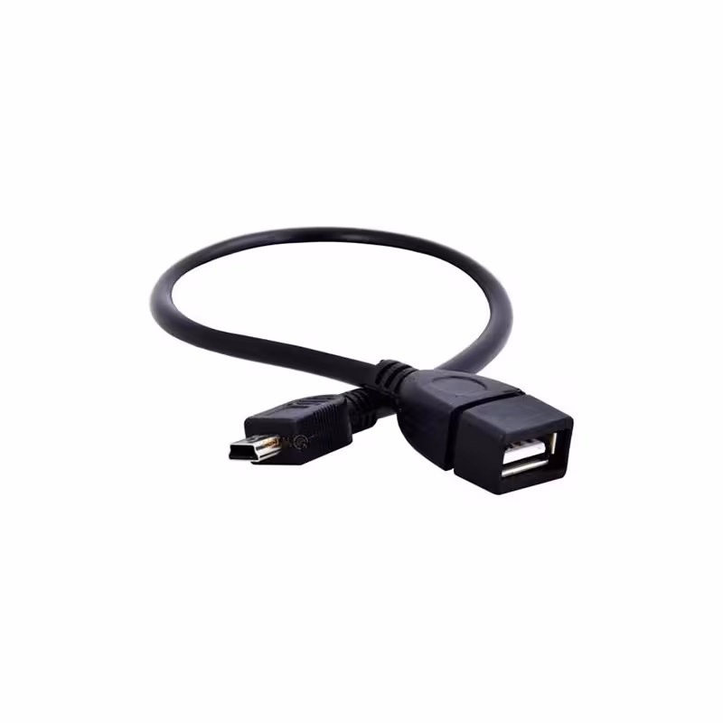 کابل تبدیل MINI USB to USB مدل 5 پین (ذوزنقه)