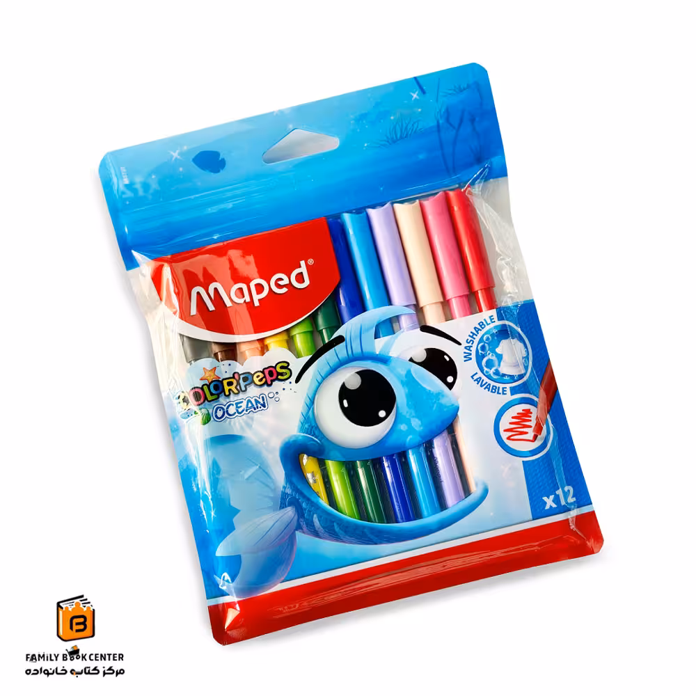 ماژیک 12 رنگ ocean مپد (Maped)