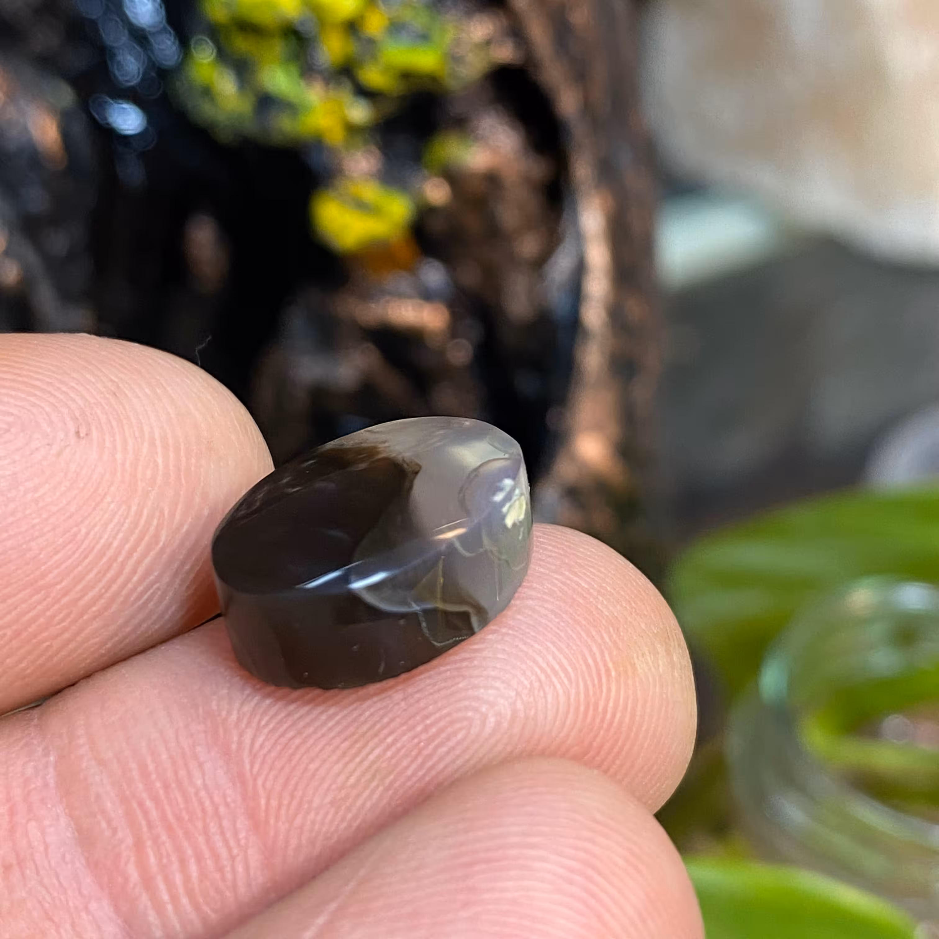 عقیق خرمایی انگشتری