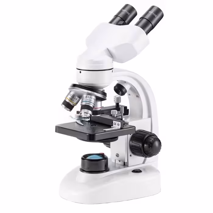 میکروسکوپ دوچشمی مدل زیستی 1000x به همراه کیف حمل