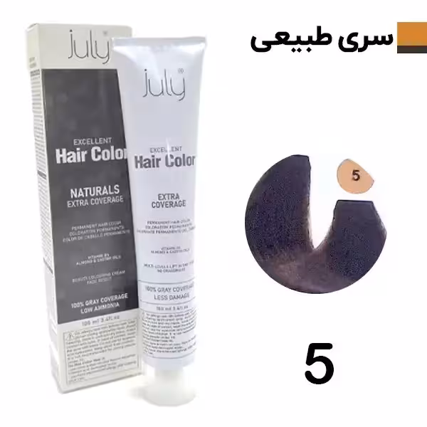 رنگ مو قهوه ای روشن جولای Julay شماره 5