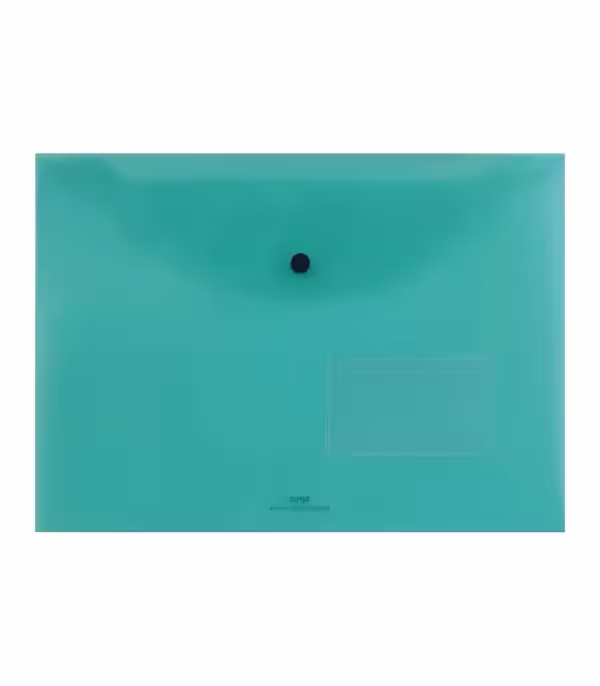 پاکت دکمه دار پاپکو سایز A4 شفاف