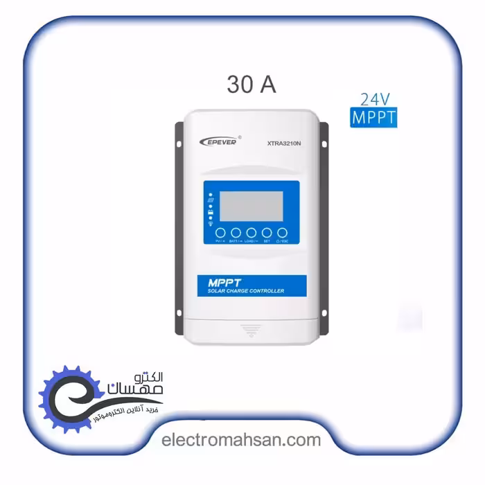 شارژ کنترلر خورشیدی ای پی اور 30آمپر 24 ولت مدل XTRA3210 سری MPPT