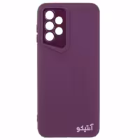قاب ژله ای Porsche Design محافظ لنزدار مناسب برای Samsung A72-بنفش