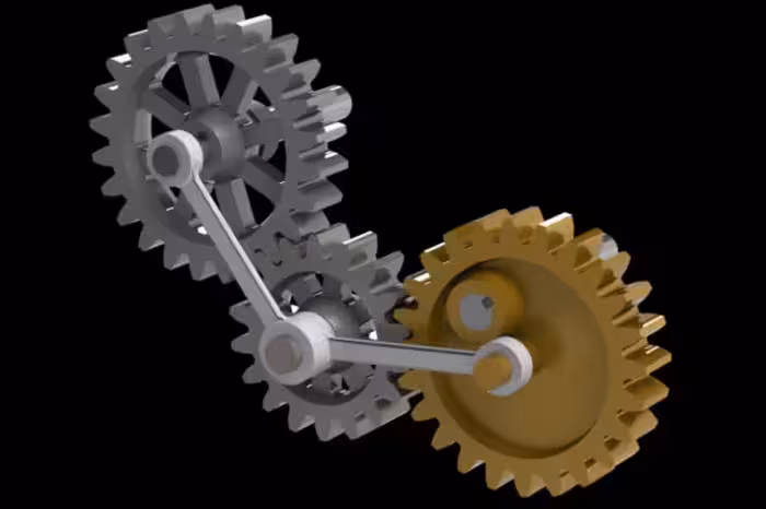 مکانیزم طراحی شده در سالیدورک و کتیا