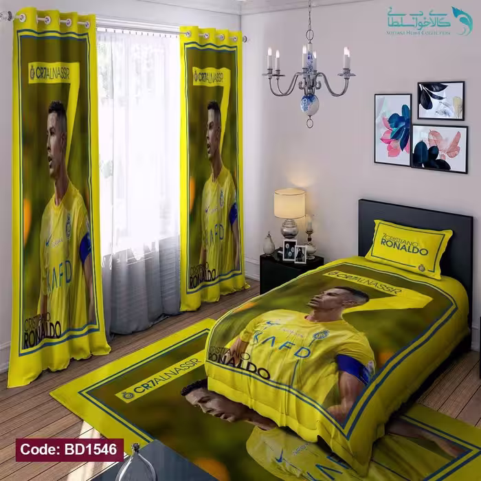 روتختی طرح رونالدو النصر یکنفره کد BD1546