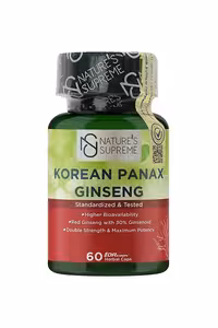 کپسول جینسینگ کره ای Natures Supreme - بسته 60 عددی
