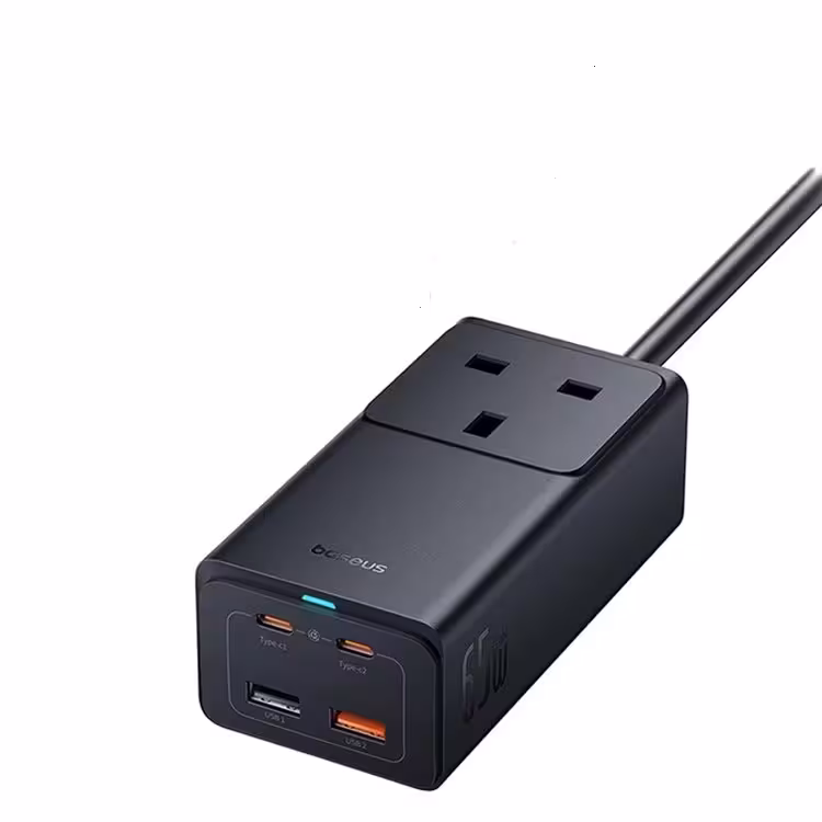 شارژر رومیزی 65 وات باسئوس مدل GAN5 PRO COMBO