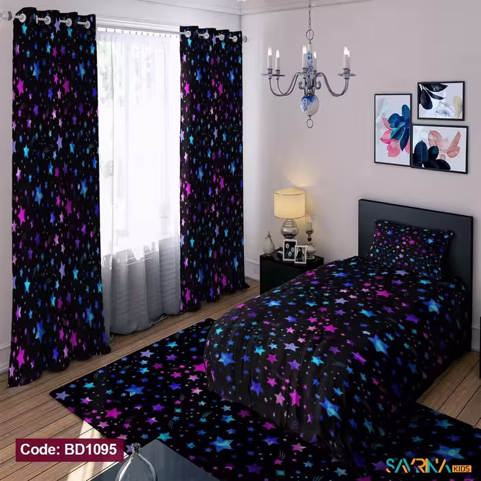 ست اتاق خواب طرح ستاره کد BD1095