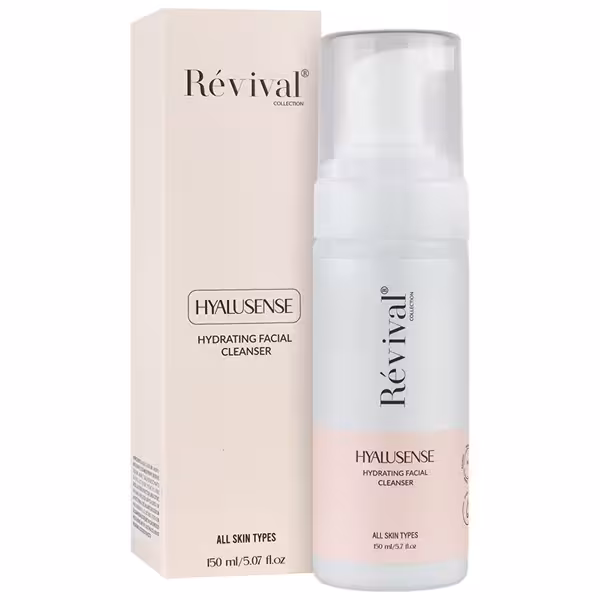 فوم شستشوی صورت انواع پوست رویوال حجم 150 میلی لیتر | Revival Hyalusense Hydrating Facial Cleanser Foam 150ml