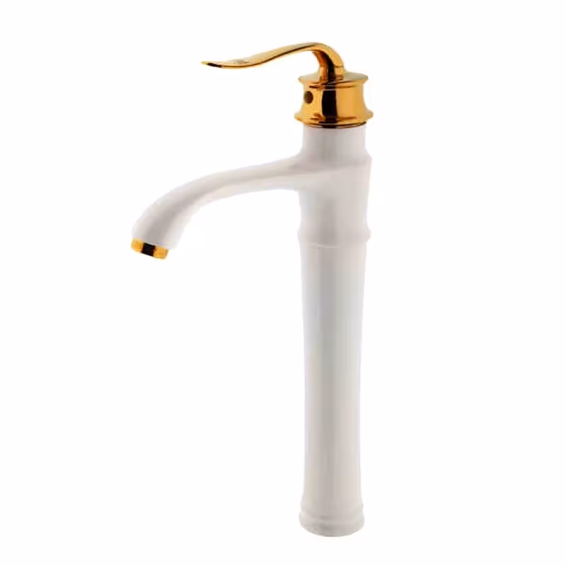 شیر روشویی شیرالات آیدا صنعت مدل پایه بلند بامبو