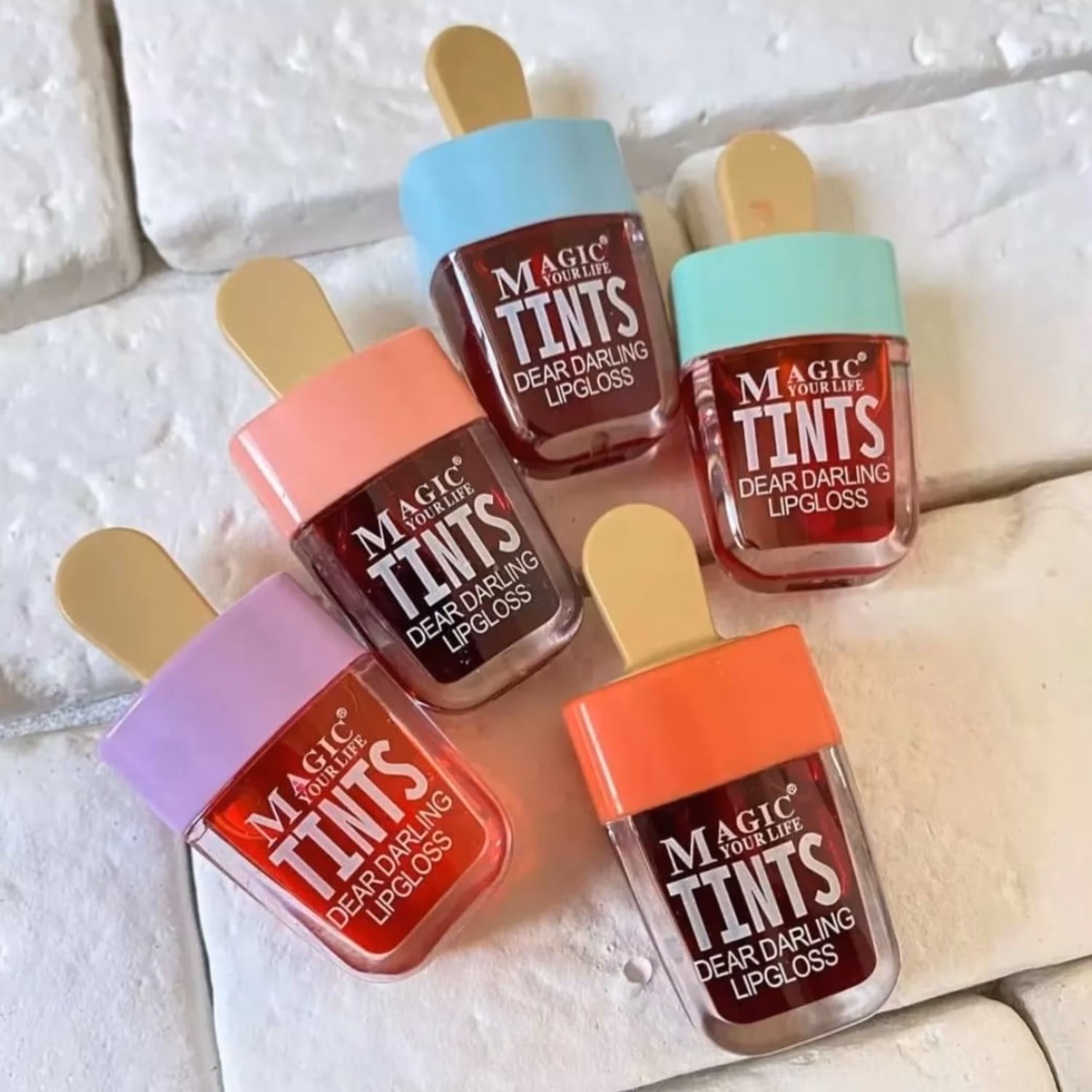 تینت لب بستنی چوبی magic رنگ سبز