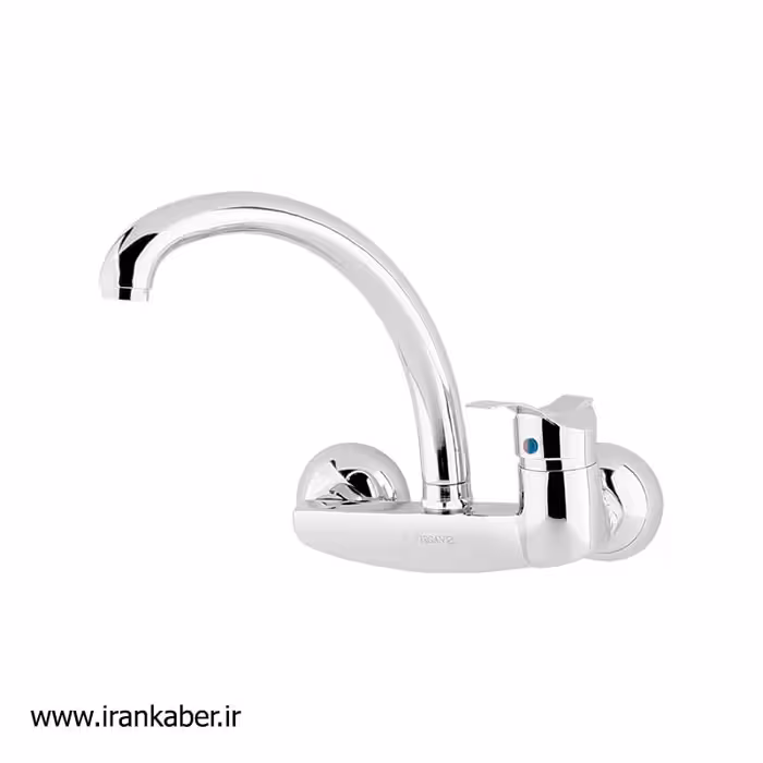 شیر ظرفشویی دیواری کروم