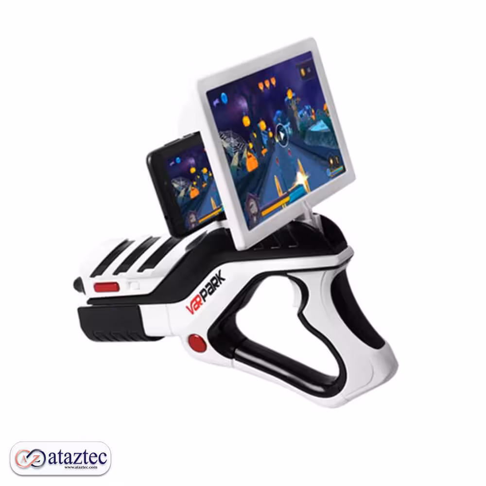 دسته بازی تفنگ موبایل VRG-A8 | بی سیم با صحنه‌سازی 5 بعدی و تعامل کامل با محیط بازی