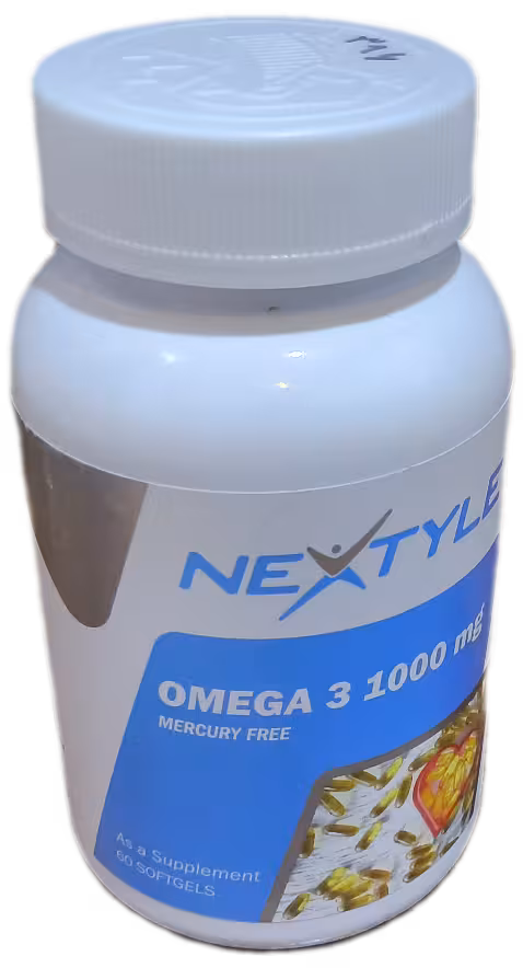 امگا 3 شرکت نکستایل 60 عددی ،Nextyle Omega 3 - 1000