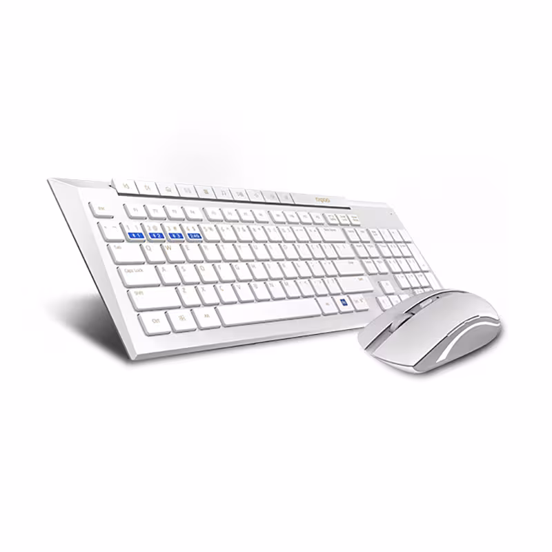 کیبورد و ماوس بی‌سیم رپو مدل 8200M با حروف فارسی