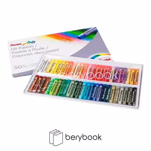 pentel / پاستل روغنی / 50 رنگ
