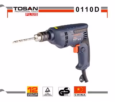 دریل برقی 300 وات 6.5 میلی متر توسن سری پلاس مدل 0110D