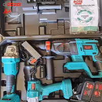 کیت شارژی بتن کن و بکس و فرز شارژی باس BOSS