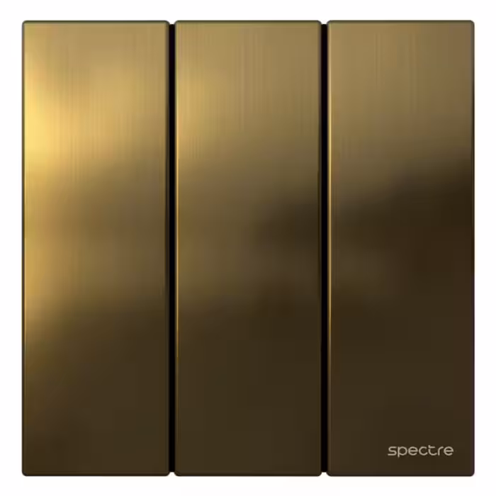 Avent – کلید تبدیل سه پل – 10Ax – طلایی